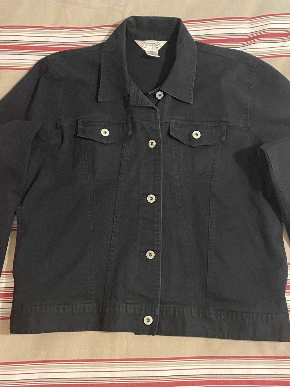 Northern Reflections Black Denim Jacket